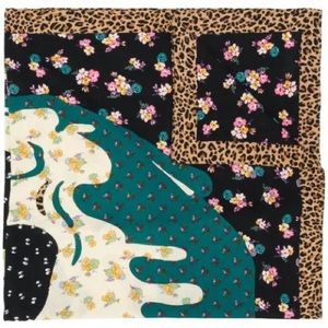 Coach X Disney Snow White Mixed Print Scarf Green